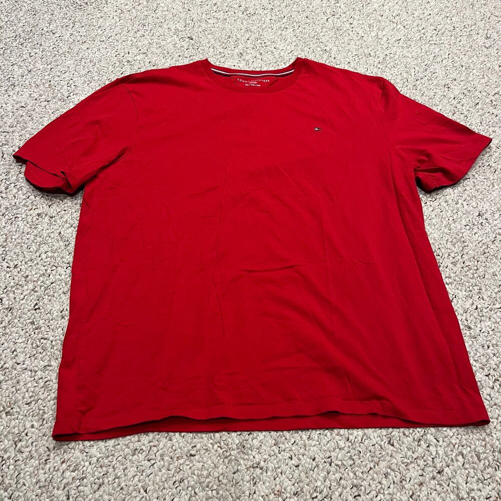 Tommy Hilfiger Short Sleeve Classic Tee XL Red Casual Basic Capsule American